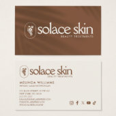 Premium Earthy Elegance Logo Beauty, Wellness Well (Vorne & Hinten)