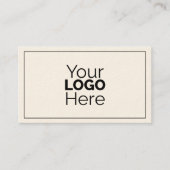 Premium Eggshell Custom Business Card Visitenkarte (Vorderseite)