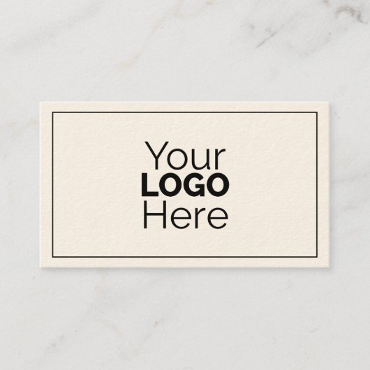 Premium Eggshell Custom Business Card Visitenkarte (Vorderseite)