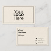 Premium Eggshell Custom Business Card Visitenkarte (Vorne/Hinten)