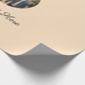 Premium Einfarbiges Geschenkpapier - Benutzerdefin (Ecke)