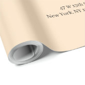 Premium Einfarbiges Geschenkpapier - Benutzerdefin (Rolleneckpunkt)