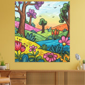 Premium eingewickelte Leinwand individuell (101,6 (Insitu (Wohnzimmer))