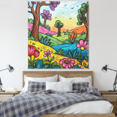 Premium eingewickelte Leinwand individuell (101,6 (Insitu (Schlafzimmer))