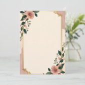 PREMIUM Einladungskarten-Design Einladung (Stehend Vorderseite)