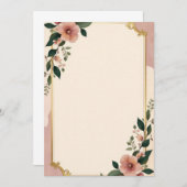 PREMIUM Einladungskarten-Design Einladung (Vorne/Hinten)