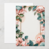 PREMIUM Einladungskarten-Design Einladung (Vorne/Hinten)