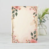 PREMIUM Einladungskarten-Design Einladung (Stehend Vorderseite)