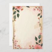 PREMIUM Einladungskarten-Design Einladung (Vorne/Hinten)