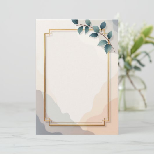 PREMIUM Einladungskarten-Design Einladung (Stehend Vorderseite)