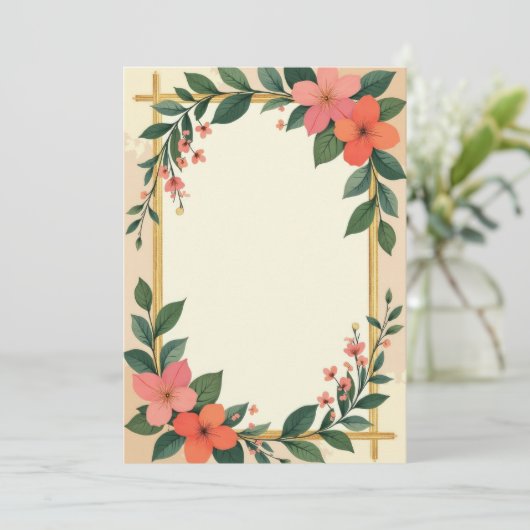 PREMIUM Einladungskarten-Design Einladung (Stehend Vorderseite)