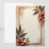 PREMIUM Einladungskarten-Design Einladung (Vorne/Hinten)