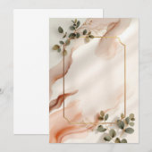 PREMIUM Einladungskarten-Design Einladung (Vorne/Hinten)