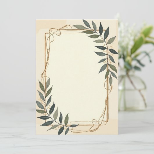 PREMIUM Einladungskarten-Design Einladung (Stehend Vorderseite)