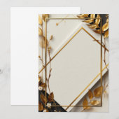 PREMIUM Einladungskarten-Design Einladung (Vorne/Hinten)