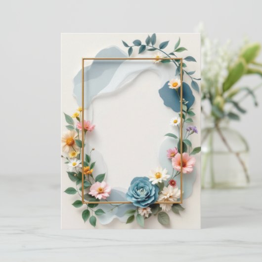 PREMIUM Einladungskarten-Design Einladung (Stehend Vorderseite)