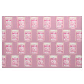 Premium Espresso Kaffeebohnen Rosa Pop Kunst Stoff (Fat Quarter (45,7 x 55,9 cm))