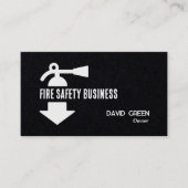 Premium Fire Safety Custom QR Visitenkarte (Vorderseite)