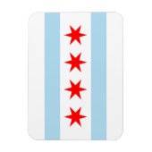 Premium Flex-Magnete für Chicago Flag Magnet (Vertikal)