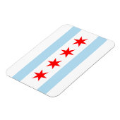 Premium Flex-Magnete für Chicago Flag Magnet (Linke Seite)