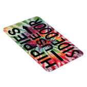 Premium-Flexi-Kühlschrankmagnet-Hippies verwenden Magnet (Rechte Seite)