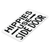 Premium-Flexi-Kühlschrankmagnet-Hippies verwenden  Magnet (Linke Seite)