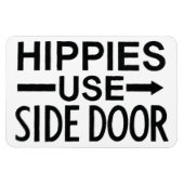 Premium-Flexi-Kühlschrankmagnet-Hippies verwenden  Magnet (Horizontal)