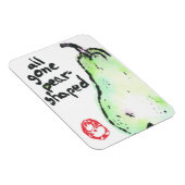 Premium Flexi Magnet "all gone pear format" (Rechte Seite)