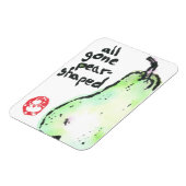 Premium Flexi Magnet "all gone pear format" (Linke Seite)