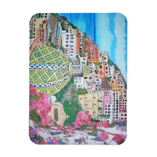 Premium Flexi Magnet - Positano, Italien (Vertikal)
