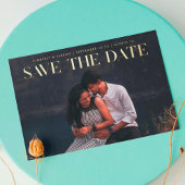 Premium-Foto-DESIGNER Save the Date Folieneinladung