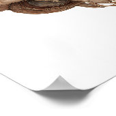 Premium Gilded Design: Luxury Clockwork Organ Poster (Ecke)