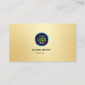 Premium Gold Business Card Design Visitenkarte (Rückseite)