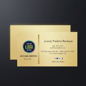 Premium Gold Business Card Design Visitenkarte
