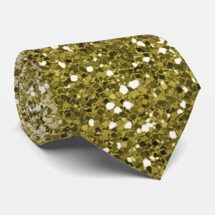 Premium Gold Ombre Glitzer Neck Tie Krawatte