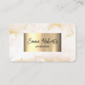 Premium Golden Luxus Visitenkarte (Vorderseite)