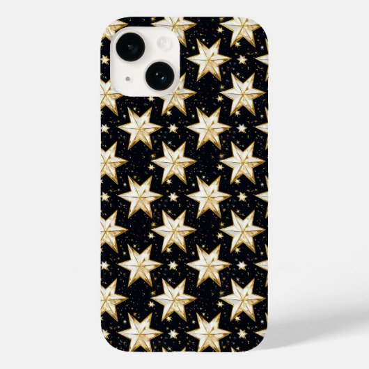 Premium Golden Sternenhimmel Case-Mate iPhone Hülle (Rückseite)