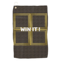 Premium Golf Handtuch, Behalt Dein Game Sharp auf 