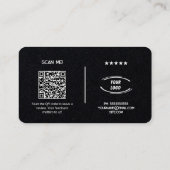 🥇 Premium Google Review Cards Visitenkarte (Rückseite)