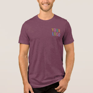Premium Herren T-Shirt mit individuellem Logo Burg Tri-Blend Shirt