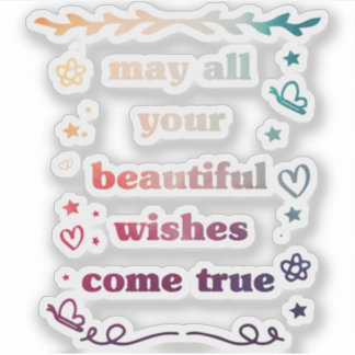 Premium HOLOGRAPHIC Moon & Stars Geburtstagskarte Aufkleber