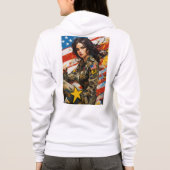 Premium-Hoodies für Frauen Hoodie (Rückseite)