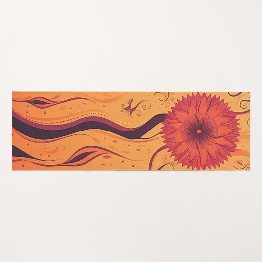 Premium Hot Yoga Mat Non Slip Handtuch Yogamatte (Vorderseite (Horizontal))