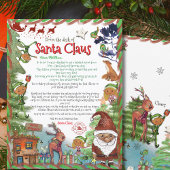Premium Illustrated Watercolor Letter from Santa Einladung