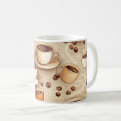 Premium-Kaffee-Tasse | Ästhetisches Wrap-Design Kaffeetasse (VorderseiteRechts)