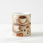 Premium-Kaffee-Tasse | Ästhetisches Wrap-Design Kaffeetasse (Mittel)