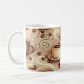 Premium-Kaffee-Tasse | Ästhetisches Wrap-Design Kaffeetasse (Links)