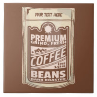 Premium Kaffeebohnen Plakat-Café Barista