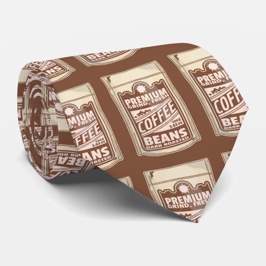 Premium Kaffeebohnen Plakat-Café Barista Krawatte (Gerollt)