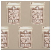 Premium Kaffeebohnen Plakat-Café Barista Stoff (Muster)